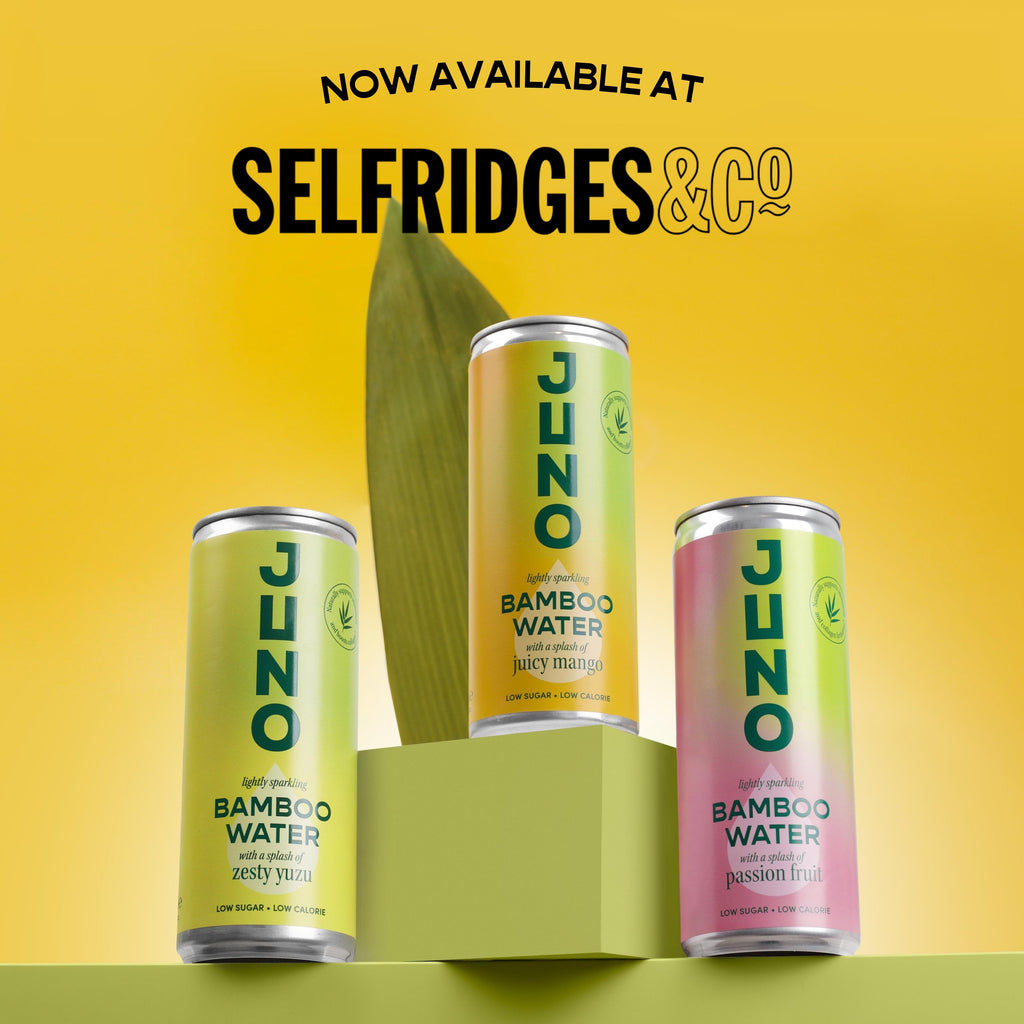 Juno Bamboo Water Now Available at Selfridges!